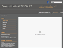 Tablet Screenshot of galeria.artproduct.com.pl